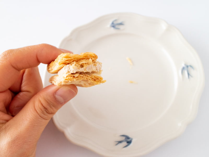 ザ・メープルマニア メープルパイサンドをかじったところ