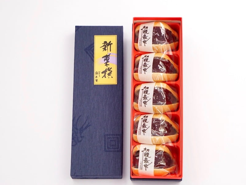 新正堂　切腹最中　内装