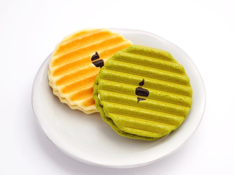 新正堂 出世の石段 抹茶とバニラ