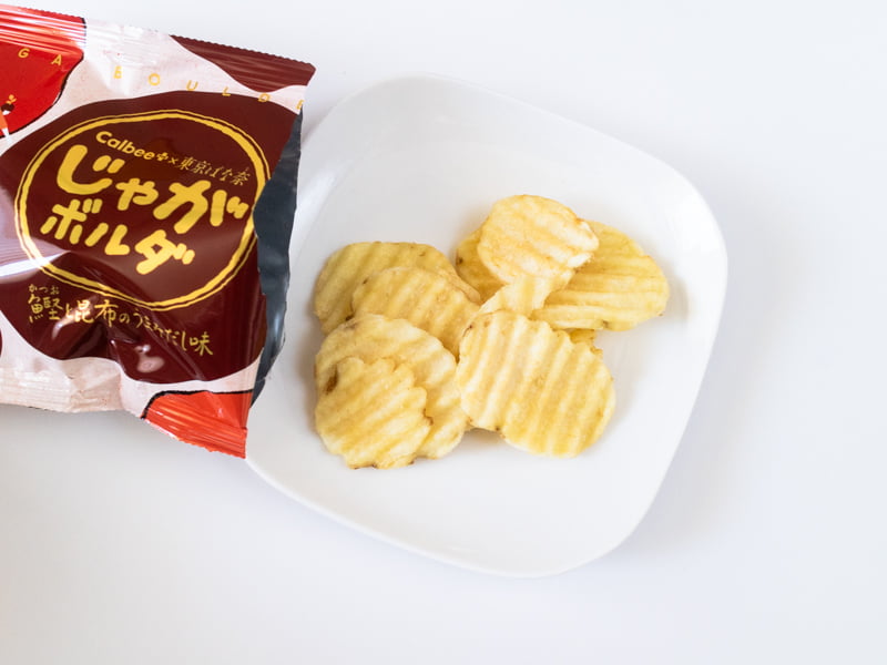 じゃがボルダ鰹と昆布を袋から出してみた