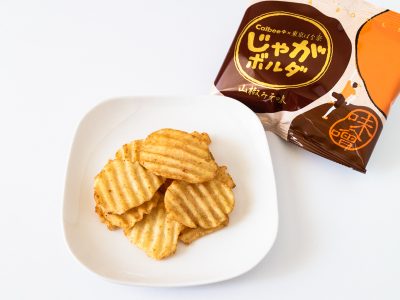 カルビープラス×東京ばな奈 じゃがボルダ  山椒みそ味