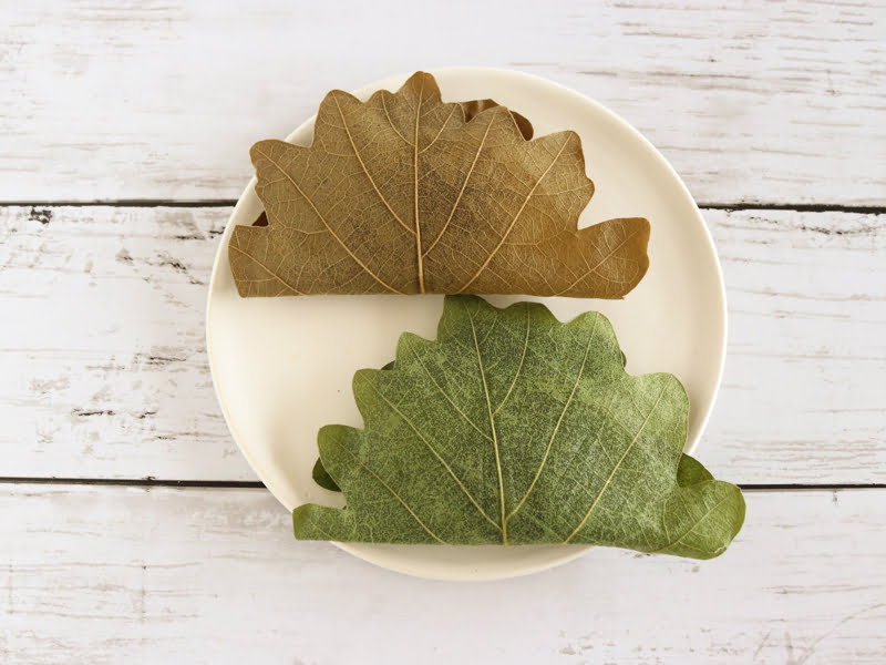 六花亭かしわ餅　開封