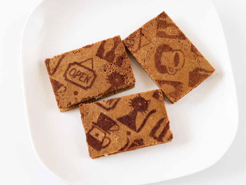 喫茶店に恋して。ティラミスショコラサンドのクッキー生地