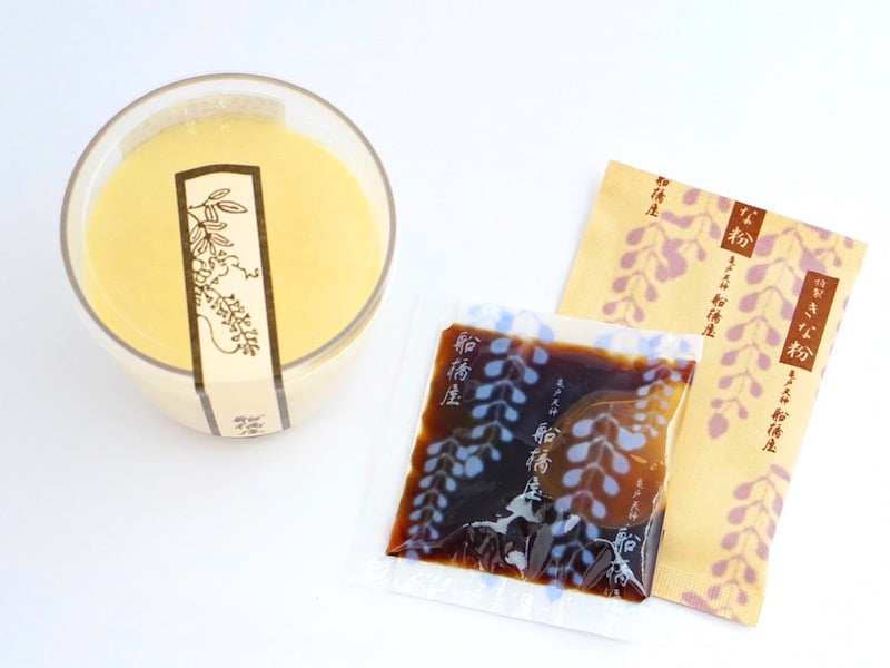 船橋屋 くず餅プリン きな粉と黒蜜