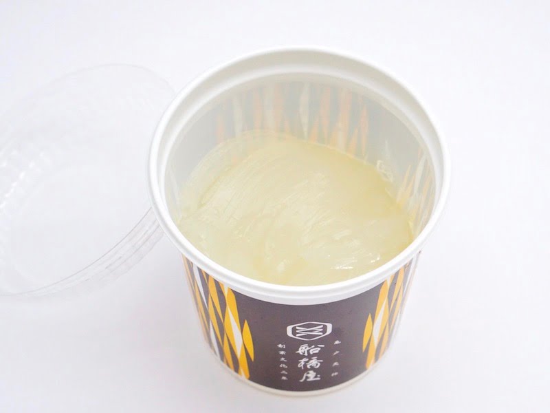 船橋屋 ところてん 中フタを外したところ