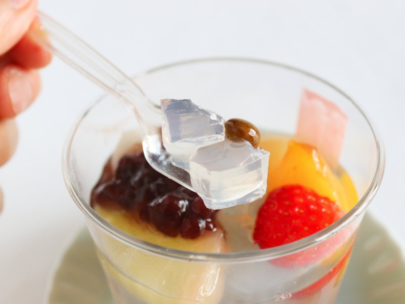 六花亭あんみつ　寒天