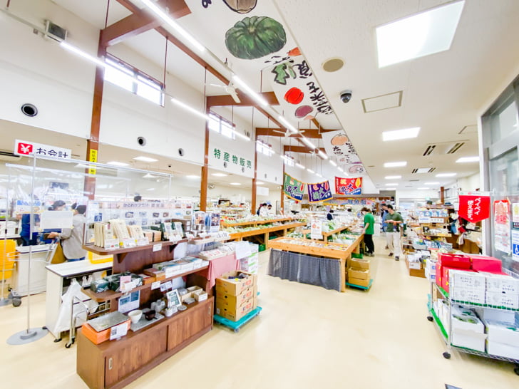 道の駅 笠岡ベイファーム：店内のようす