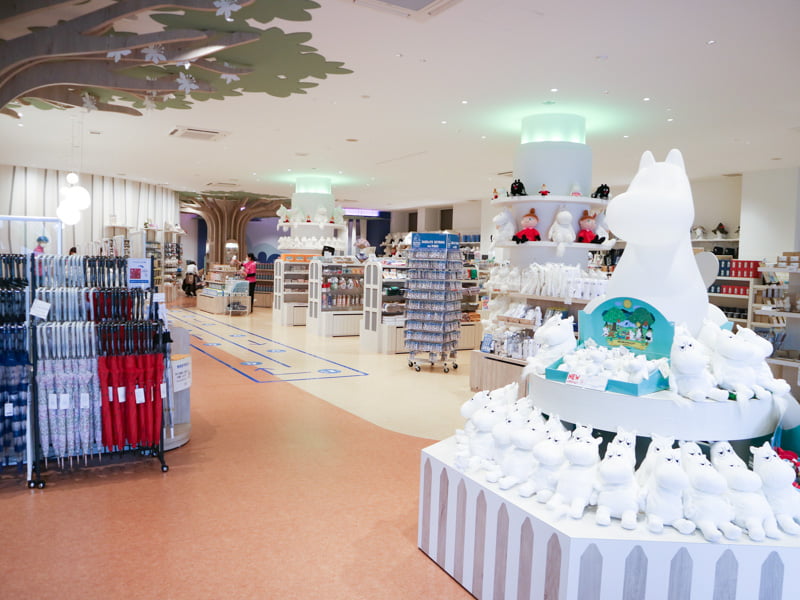 飯能・ムーミンバレーパークのムーミン谷の売店