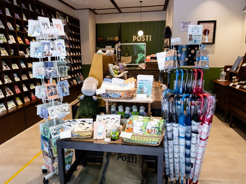 飯能・ムーミンバレーパークのポスティの店内