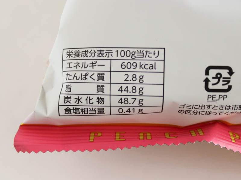 ももポテトチップス　カロリー
