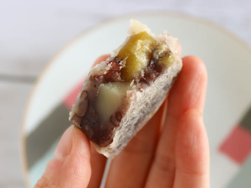 六花亭栗きんつば 食べたところ