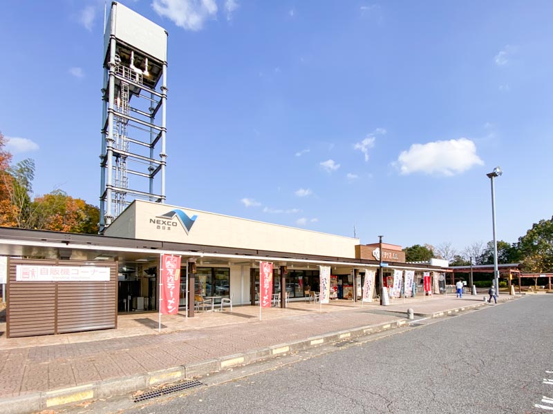 道口パーキングエリア：上り線 外観