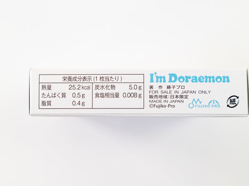 にわかせんぺいドラえもんのカロリー