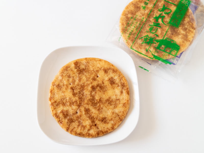 銚子電鉄ぬれ煎餅緑の甘口味