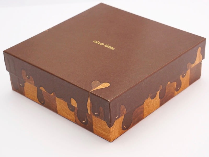 クラブハリエ　ショコラバーム　箱を横から見たところ