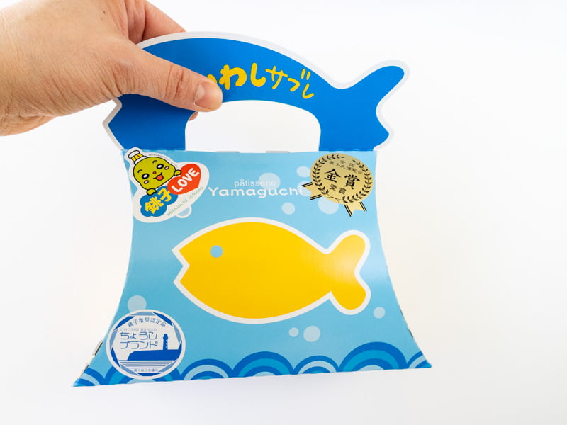 いわしサブレの箱