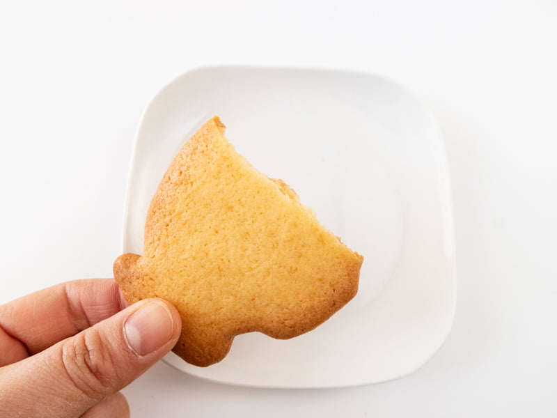 いわしサブレの断面