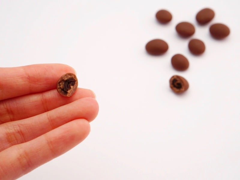 六花亭　コーヒービーンズ　断面