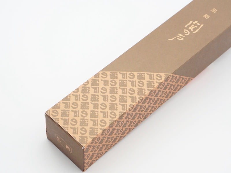 深川屋 黒糖 関の戸 パッケージ拡大