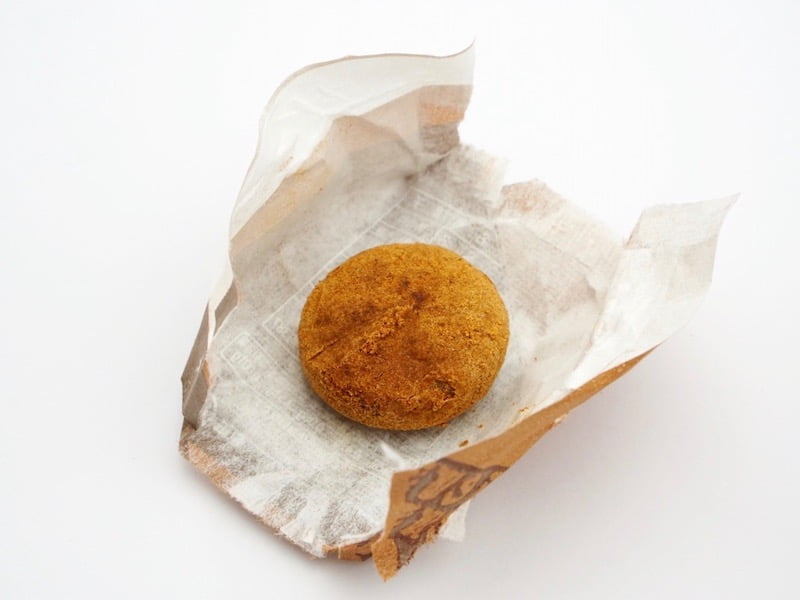 深川屋 黒糖 関の戸 開封したところ