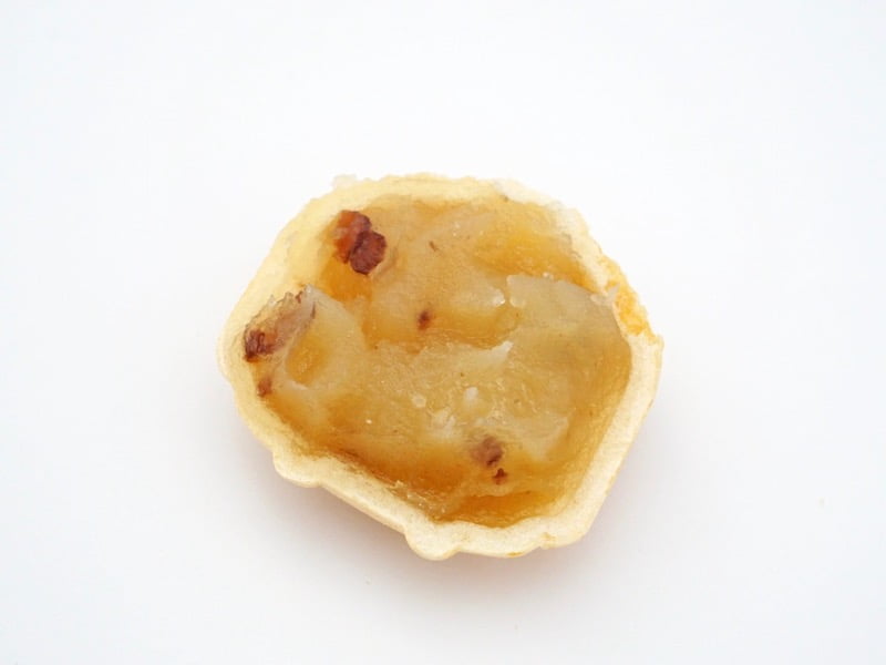 柳屋奉善 鈴もなか 小豆入り白あん あんこの様子