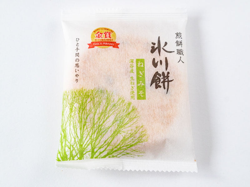 氷川餅ねぎみそのパッケージ