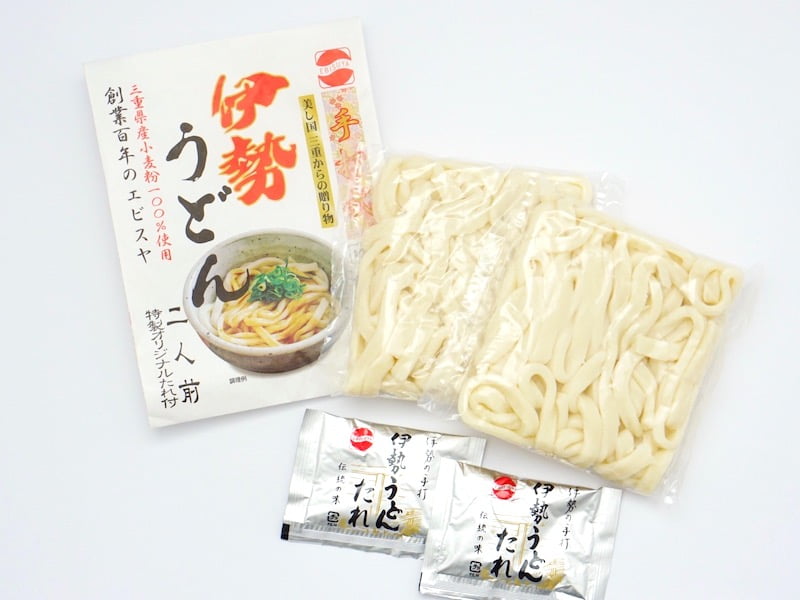 エビスヤ三重食品 伊勢うどん 中身(全体)