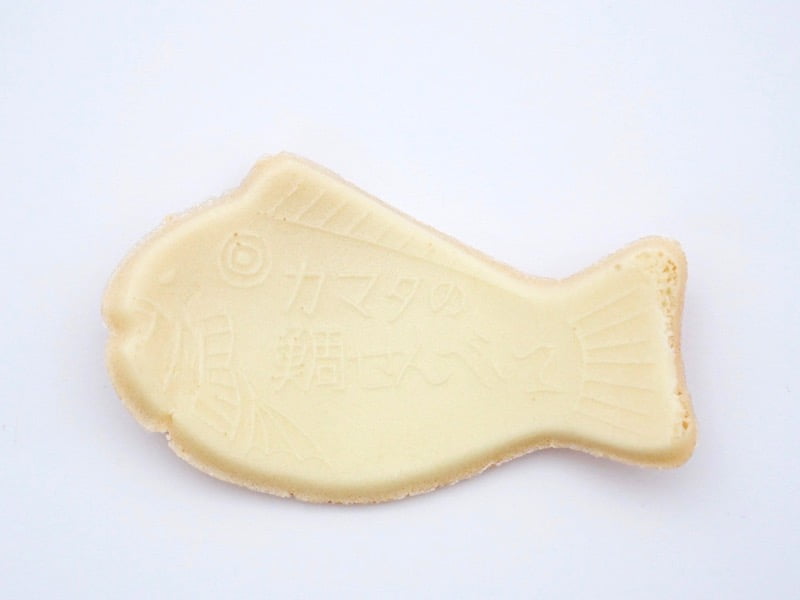 房総銘菓 カマタの鯛せんべい 裏面