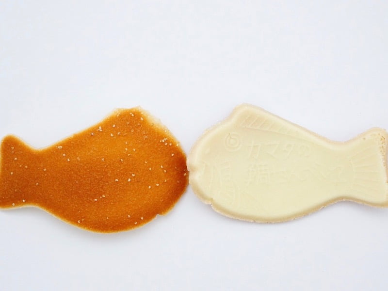 房総銘菓 カマタの鯛せんべい 裏表