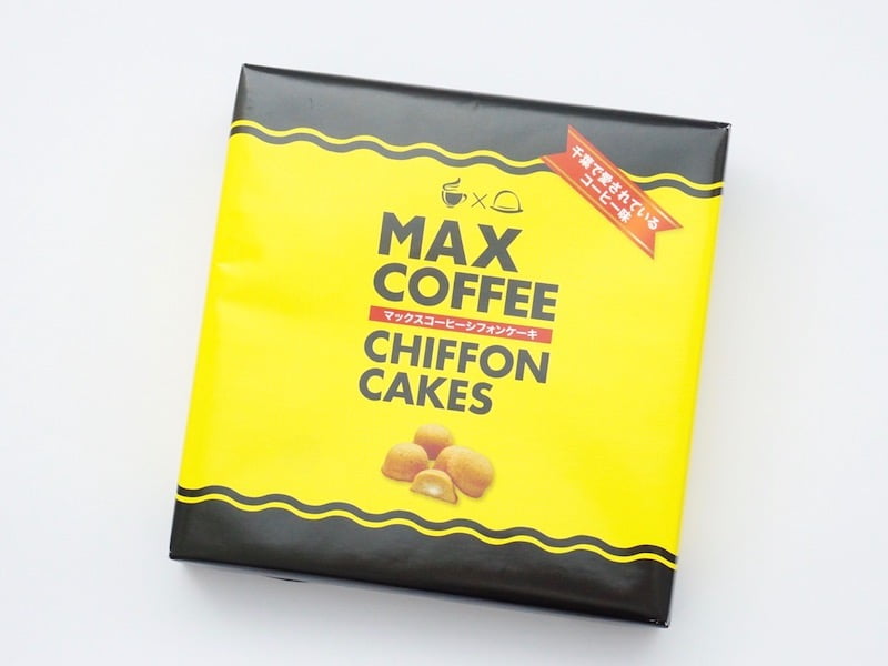 マックスコーヒーシフォンケーキ 外装