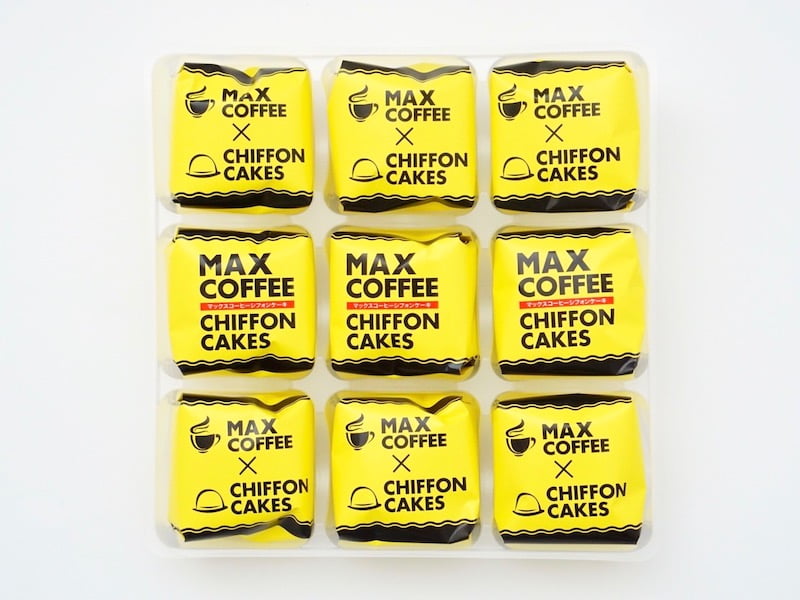 マックスコーヒーシフォンケーキ 中身(全体)