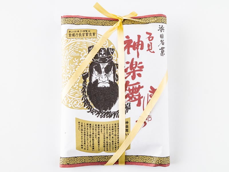 石見神楽舞まんじゅうの外装