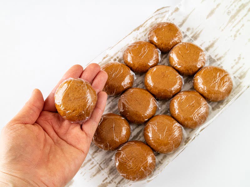 石見神楽舞まんじゅうの個包装