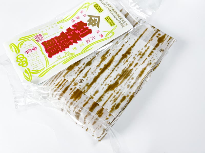 仲屋・利休饅頭の紙包装
