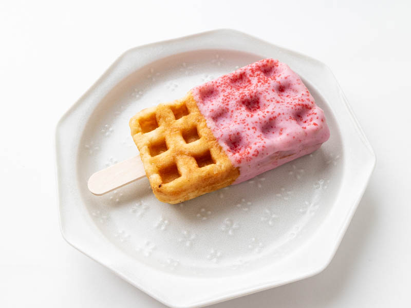 kyocafe chachaワッフルのいちご