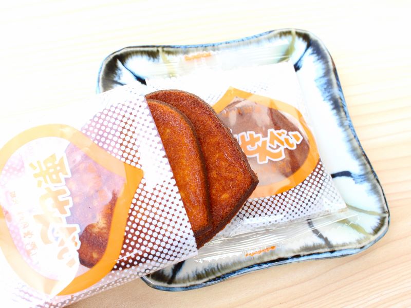 松月堂　栗せんべい　小袋中身