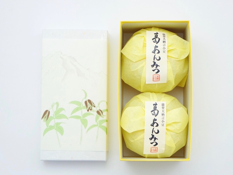 森八 葛あんみつ 中身(全体)