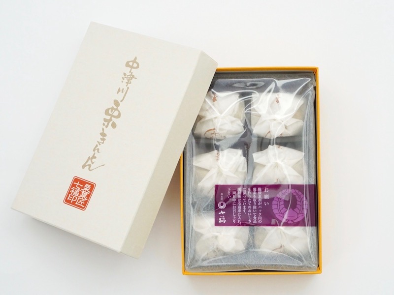 七福 中津川栗きんとん 中身(全体)