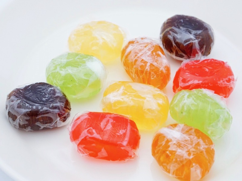牧野製飴店 マキノの飴 並べたところ