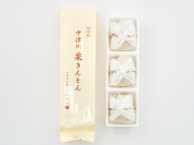 松葉 中津川栗きんとん 中身(全体)