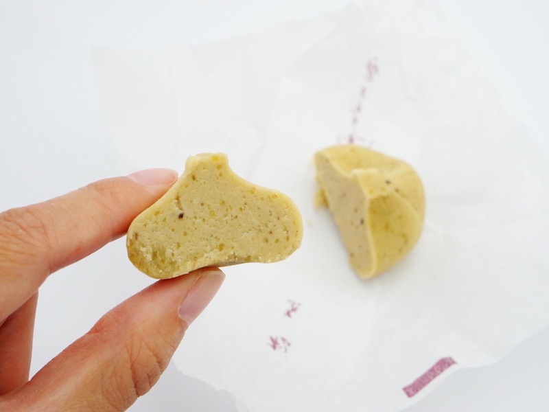 松葉 中津川栗きんとん 断面