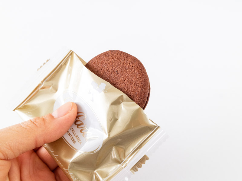 カファレルパルテンツァ個包装を開けたところ