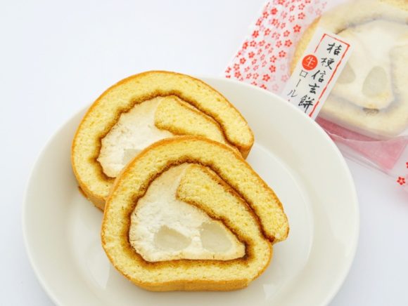 桔梗信玄餅生ロール 中身(拡大)