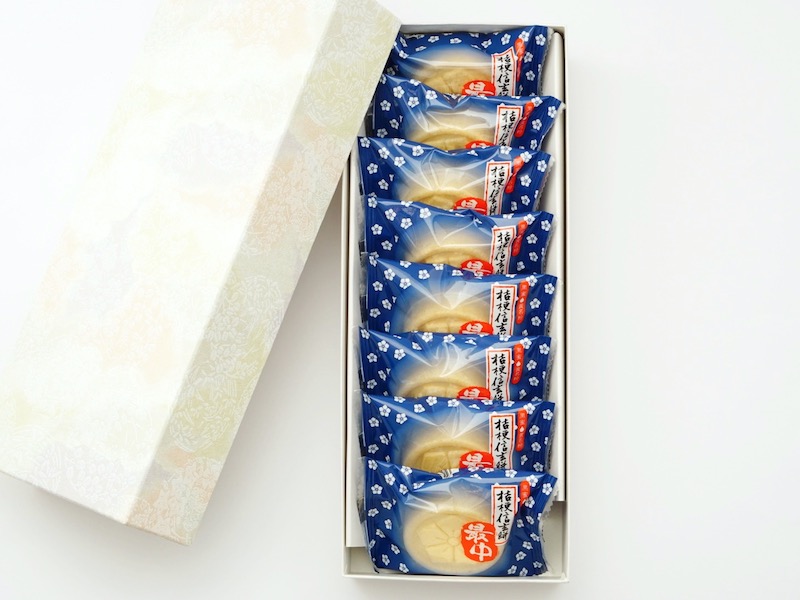 桔梗屋 桔梗信玄餅最中 中身(全体)