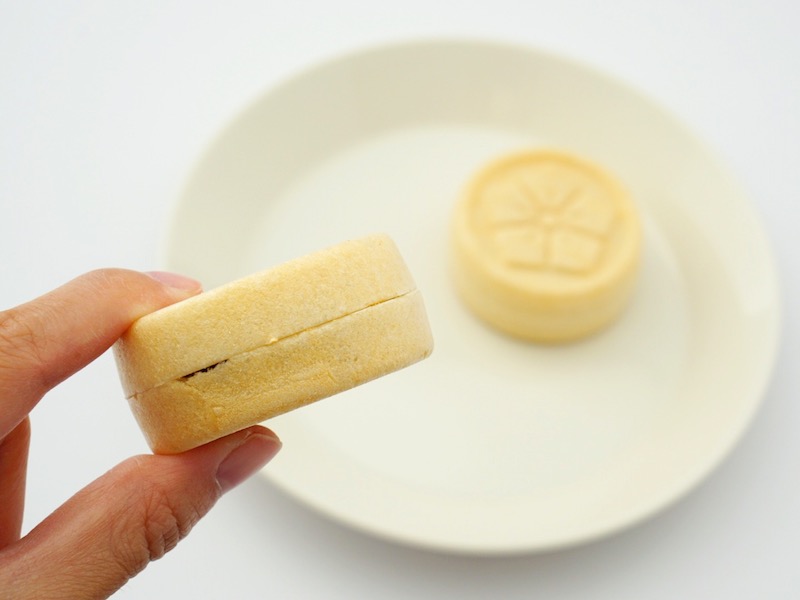 桔梗屋 桔梗信玄餅最中 厚み