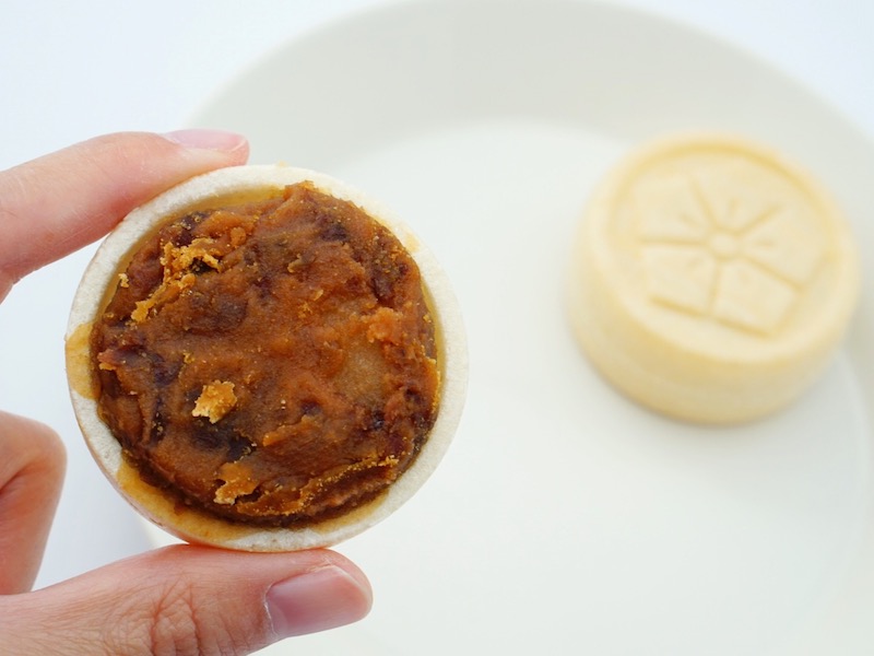 桔梗屋 桔梗信玄餅最中 中身の餡