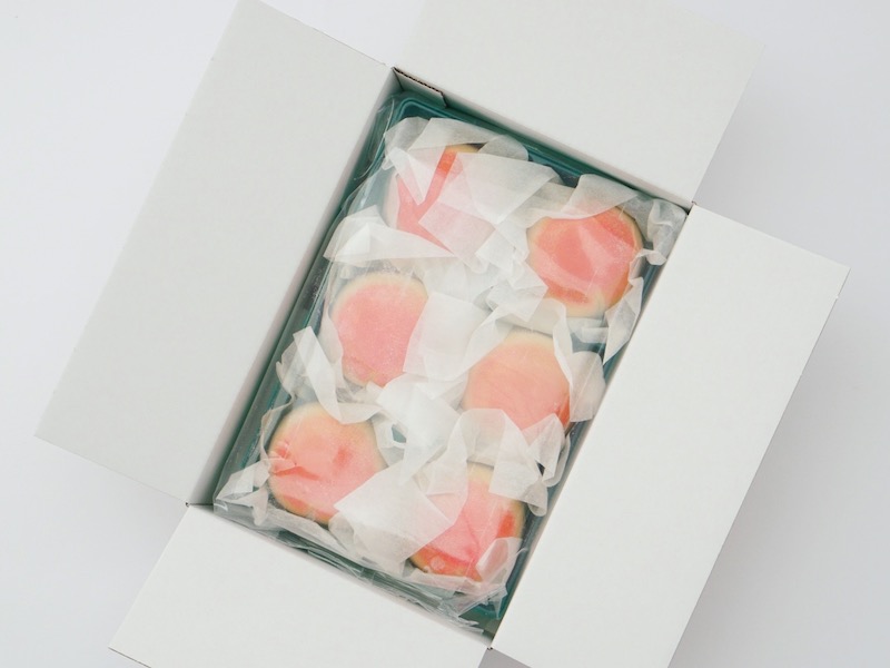 桔梗屋 信玄桃 袋に入った状態