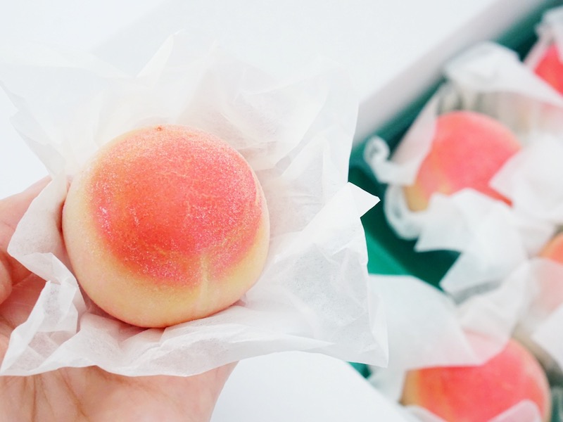 桔梗屋 信玄桃 包み越し