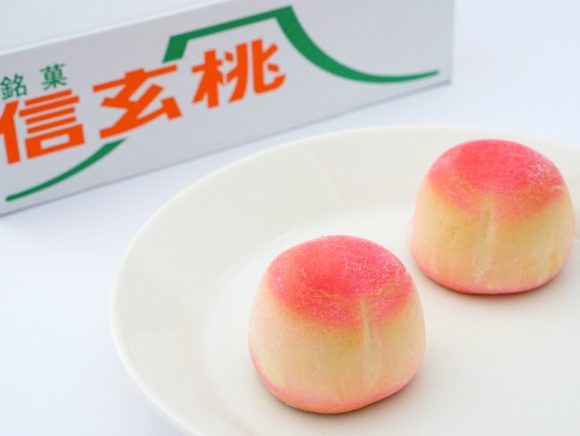 桔梗屋 信玄桃 中身(拡大)