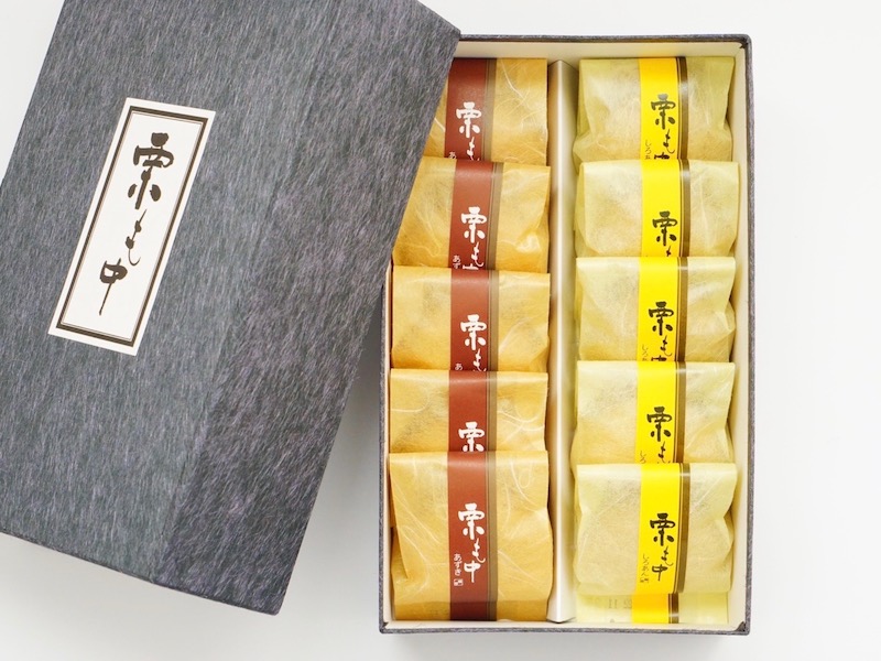 松月堂 栗も中 中身(全体)
